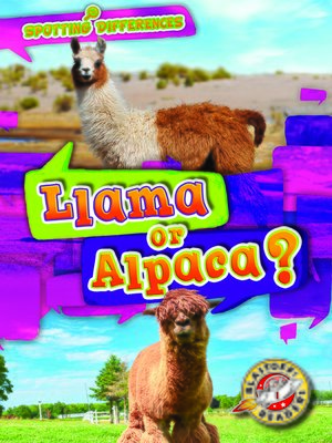 cover image of Llama or Alpaca?
